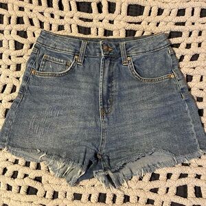 High Waisted Denim Shorts